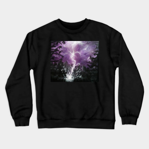 Lightning Strikes 2 Crewneck Sweatshirt by YaebaArts